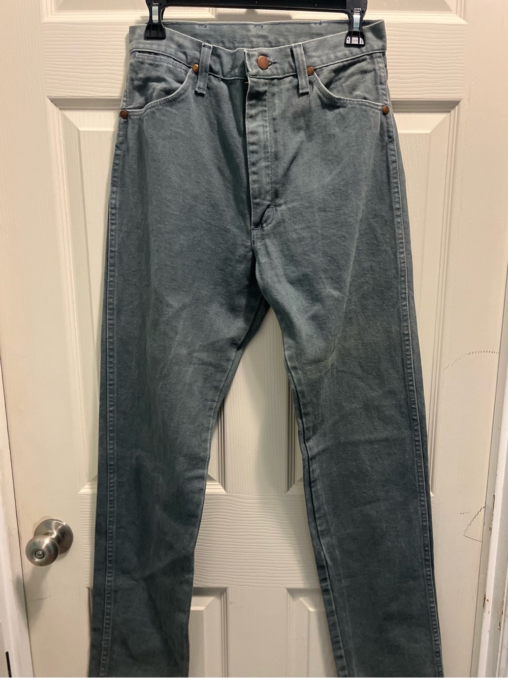 Vintage Rare 90’s Wrangler Women's Boot Cut Jeans in Faded Teal #rare #vintage90
